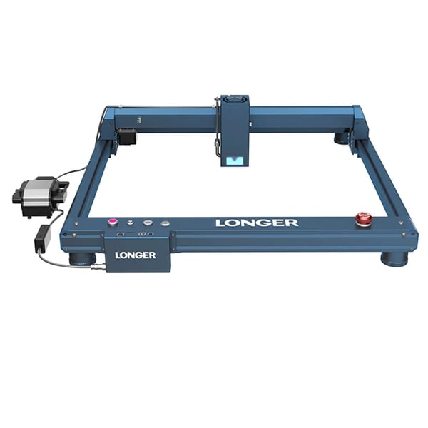 Lasergravyrmaskin - Laser B1 40W - Diodlaser 40 W 450 nm - Arbetsyta 450×440 mm - Laserpunkt 0,10×0,15 mm - USB/TF/WiFi/App - Rosa/Svart
