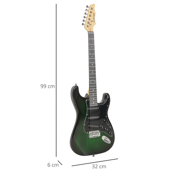 Akustisk gitarr - F20-007V90Bk - 99 cm - 21 band - För nybörjare - Kropp i lönn - Greppbräda i lönn - Botten och sidor i paulownia - Svart