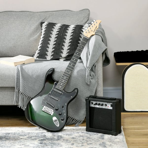 Akustisk gitarr - F20-007V90Bk - 99 cm - 21 band - För nybörjare - Kropp i lönn - Greppbräda i lönn - Botten och sidor i paulownia - Svart