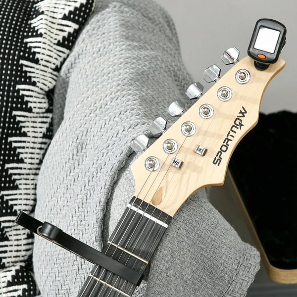 Akustisk gitarr - F20-007V90Bk - 99 cm - 21 band - För nybörjare - Kropp i lönn - Greppbräda i lönn - Botten och sidor i paulownia - Svart