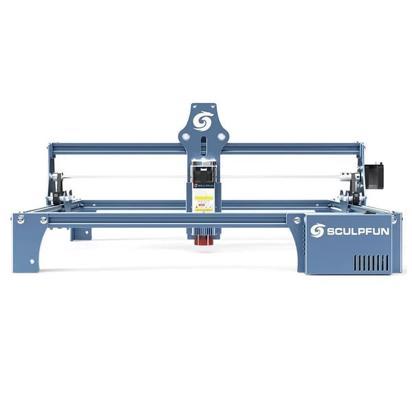 Lasergraveringsmaskine - S9 5,5 W diodelaser - Arbejdsområde 410×420 mm - Nøjagtighed 0,01 mm - Høj præcision - Pink/Sort