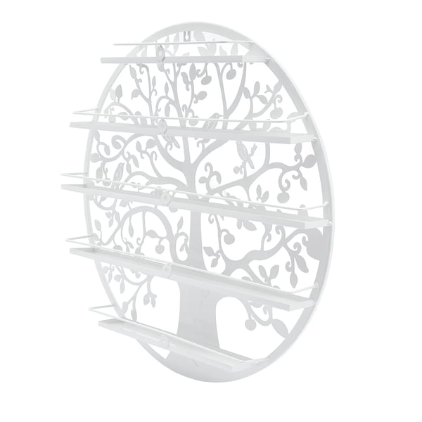 Kynsilakkahylly - Seinälle asennettava esittelyteline - 5 tasoa - Tilaa noin 60 pullolle - Rautainen