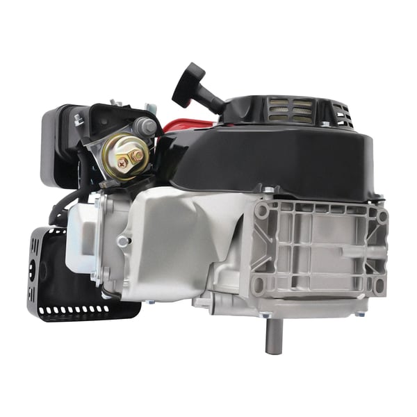 Benzinmotor - 170F-7.5HP - 7,5 hk, 208 cc, 4-takt, luftkølet, oliealarm, trækstart - sort