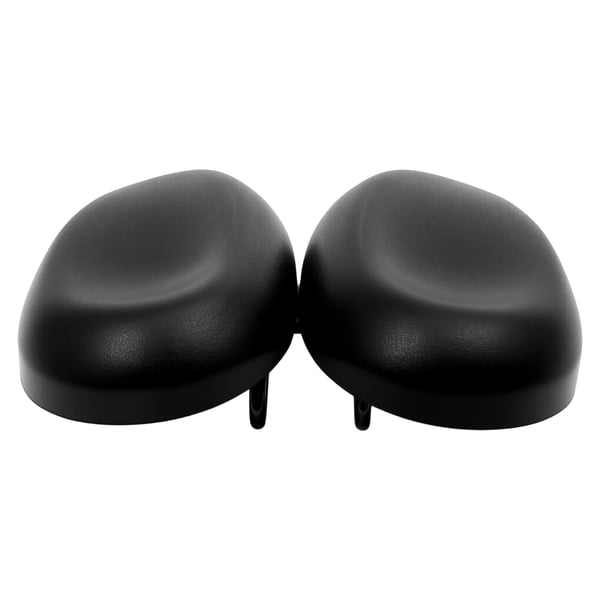 Cykelsadel - Næseløs sadel til racercykel - Ergonomisk design - Bred polstring - Trykaflastende - Unisex - Sort