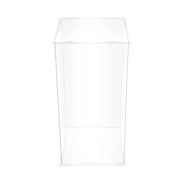 Akryl displayboks - Fritstående vitrine - Mål 30×30×60 cm - Paneler 3 mm - Bæreevne ca. 3 kg - DIY montering - Til figurer & samlerobjekter