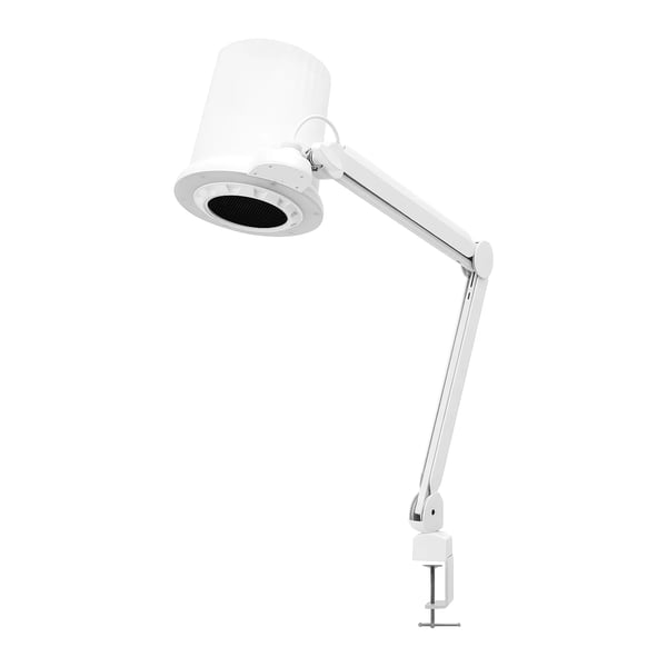 Nageldammsugare - Bordsmodell - Professionell - 55 W Hög Effekt - 4000 lm LED-lampa - Helkopparmotor - EU-kontakt - Vit