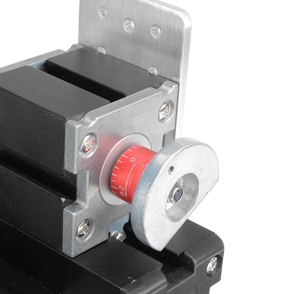 Z20002M - Minidrejebænk træ/metal - EU-stik 220 V, 12 V DC 24 W - Motor 20.000 omdr./min - Maks Ø 20 mm - Arbejdslængde 135 mm - Sort