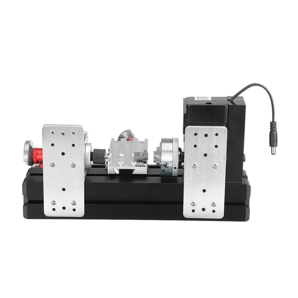 Z20002M - Minidrejebænk træ/metal - EU-stik 220 V, 12 V DC 24 W - Motor 20.000 omdr./min - Maks Ø 20 mm - Arbejdslængde 135 mm - Sort