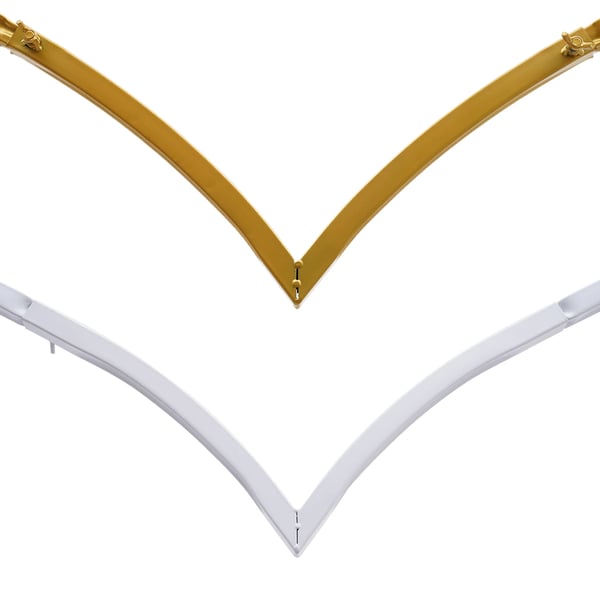 Hjerteformet bryllupsbue - Fotobaggrundsstativ - Metal - 2 x 2,1 m - Til bryllup & fest - Guld