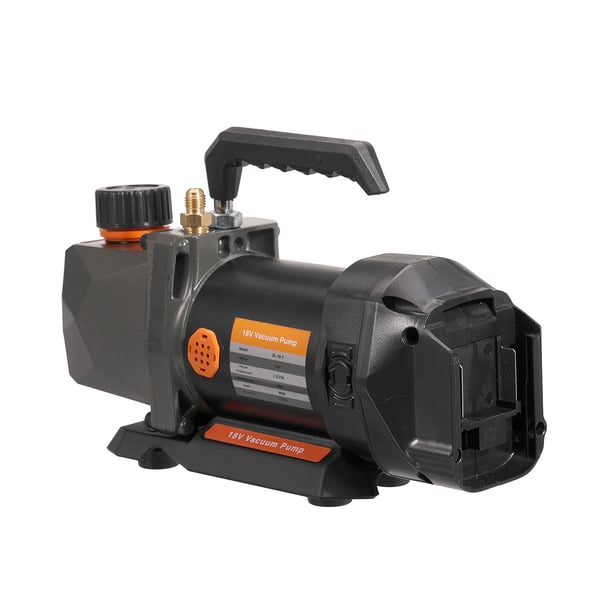 Vakuumpumpe - Elektrisk - EU-stik - 71 l/min - 5 Pa - 0,64 cm luftindtag - Til køl og aircondition - Aluminiumslegering