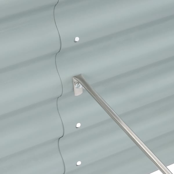 Højbed - Metal plantekasse - Galvaniseret stål - Fritstående - 285×60×43 cm - 19,29 kg
