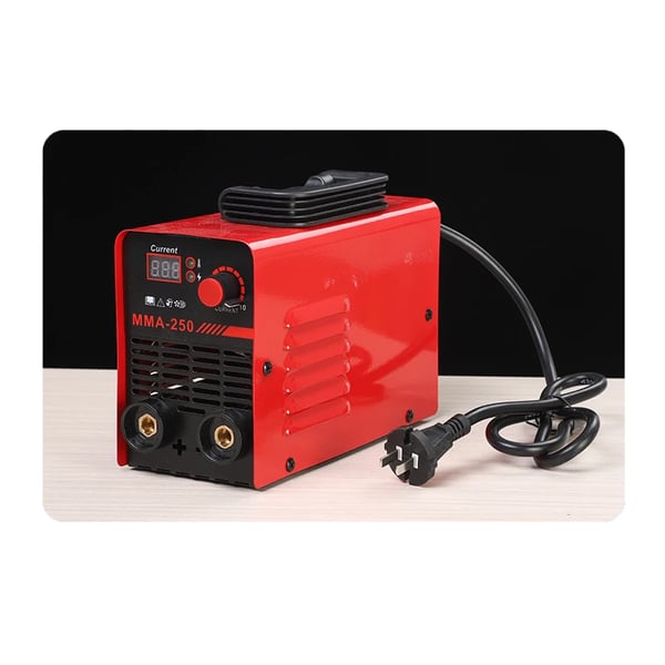MMA-250 - MMA/ARC Inverter Svejser - 220V Enfase - 25–250A - 60% Indkoblingsgrad - Kompakt & Bærbar - CE Godkendt - Rød