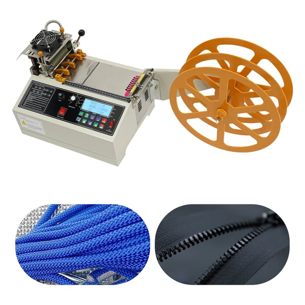 400 W nauha- ja teippileikkuri - Automaattinen kuuma/kylmä - 220 V - LCD-näyttö - Leveys 1–98 mm, pituus 1–99 999 mm - Vaaleanharmaa 400 W nauha- ja teippileikkuri - Automaattinen kuuma/kylmä - 220 V - LCD-näyttö - Leveys 1–98 mm, pituus 1–99 999 mm - Vaaleanharmaa