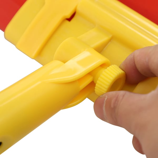 Glittespartelsæt - Spartel til Gips - 25/40/60/80 cm Blade - 80–130 cm Teleskopskaft - 360° Justerbar - Skridsikkert Greb - Rød