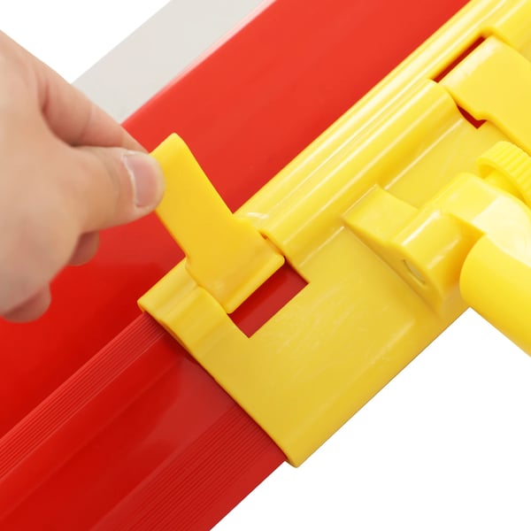 Glittespartelsæt - Spartel til Gips - 25/40/60/80 cm Blade - 80–130 cm Teleskopskaft - 360° Justerbar - Skridsikkert Greb - Rød