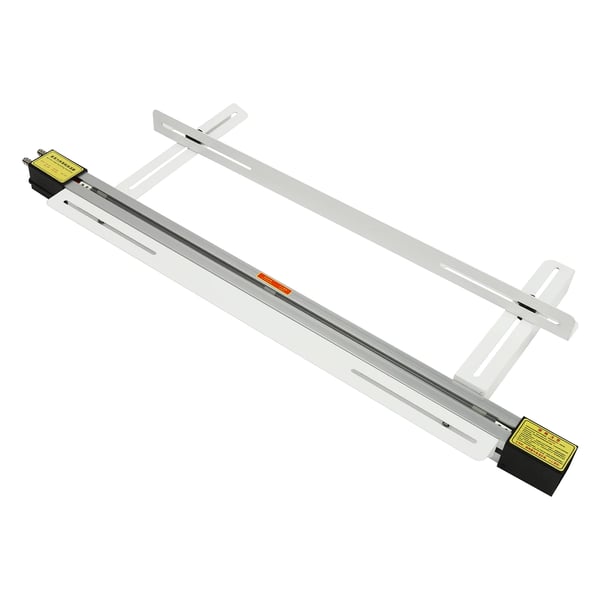Akryl varmebukkemaskine - PVC pladebøjer - Bukkebredde 60 cm - 1000 W - EU-stik 220 V - Med stativ - Lysebrun