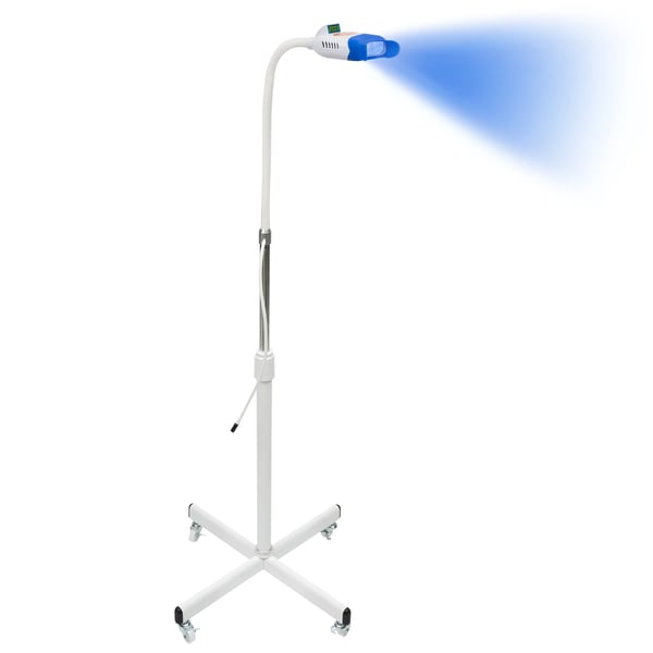 LED-tandblegningslampe - Lodret 36 W - Dobbeltfarvet - Sterilisering 134 °C - EU-stik - LED-rør x10 - Hvid