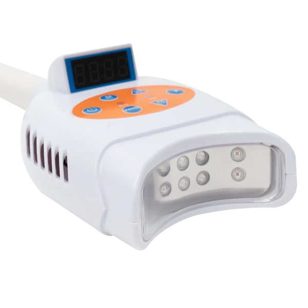 LED-tandblegningslampe - Lodret 36 W - Dobbeltfarvet - Sterilisering 134 °C - EU-stik - LED-rør x10 - Hvid