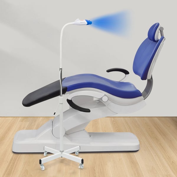 LED-tandblegningslampe - Lodret 36 W - Dobbeltfarvet - Sterilisering 134 °C - EU-stik - LED-rør x10 - Hvid