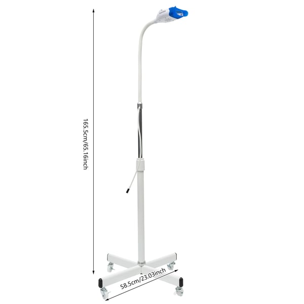 LED-tandblegningslampe - Lodret 36 W - Dobbeltfarvet - Sterilisering 134 °C - EU-stik - LED-rør x10 - Hvid