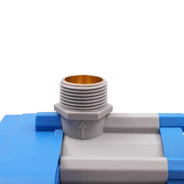 Automatisk tryckregulator för vattenpump - Pumpkontroller - 220–240 V - Starttryck 1,5 bar - Arbetstryck 10 bar - Självsugande - Blå