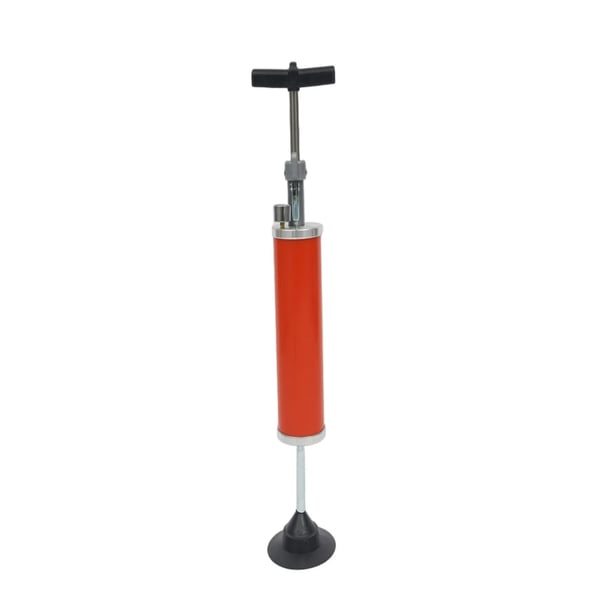 Bærbar trykluft-afløbsrenser - Toilet- og afløbsoplukker - Manometer - 3 L luftbeholder - 0–1 MPa, max 0,7 MPa - 60 cm slange - Flerfarvet