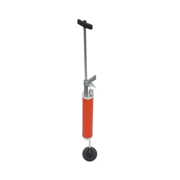 Bærbar trykluft-afløbsrenser - Toilet- og afløbsoplukker - Manometer - 3 L luftbeholder - 0–1 MPa, max 0,7 MPa - 60 cm slange - Flerfarvet