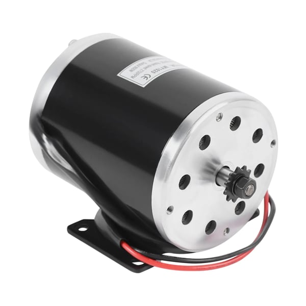 Sähkömoottorisarja - MY1020 800W 36V DC - Harjallinen - Ohjain ja kaasukahva - Kierrosluku 2750 r/min - Ratas 25H 11T - Skootteri, kart, ATV - Musta
