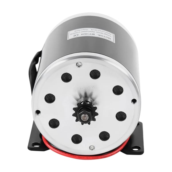 Sähkömoottorisarja - MY1020 800W 36V DC - Harjallinen - Ohjain ja kaasukahva - Kierrosluku 2750 r/min - Ratas 25H 11T - Skootteri, kart, ATV - Musta