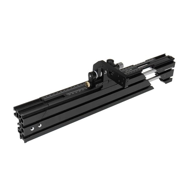 Geringsanslag og fingerfuge jig - Sæt til lille bordrundsav - Justerbar flip stop - Universalt anhold - Aluminiumslegering - Hvid