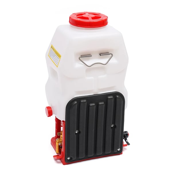 Havesprøjte - Rygbåren tryksprøjte - Manuel pumpe - Plasttank - Op til 20 l - Rød