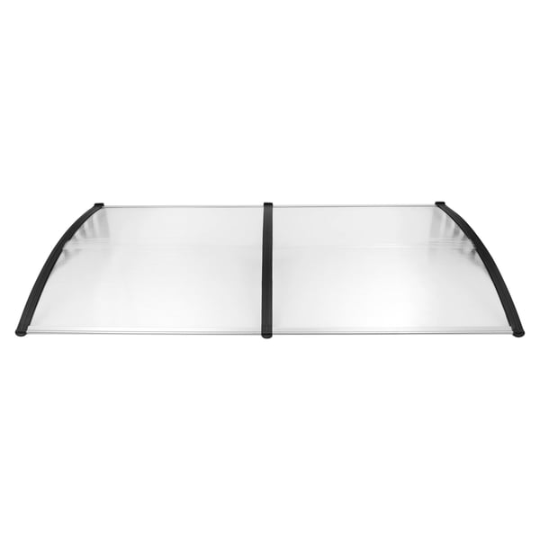 Ovikatos - Oven yläkatos - 200×90×24 cm - 95% UV-suoja - Säänkestävä - PVC-paneeli - PC/PP-kiinnikkeet - Valkoinen