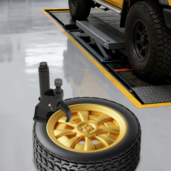 Bead breaker til dæk - Manuel - Justerbar - Til 25–53 cm dæk - Metal/jern - Til ATV, golfvogn, bus, traktor - Sort