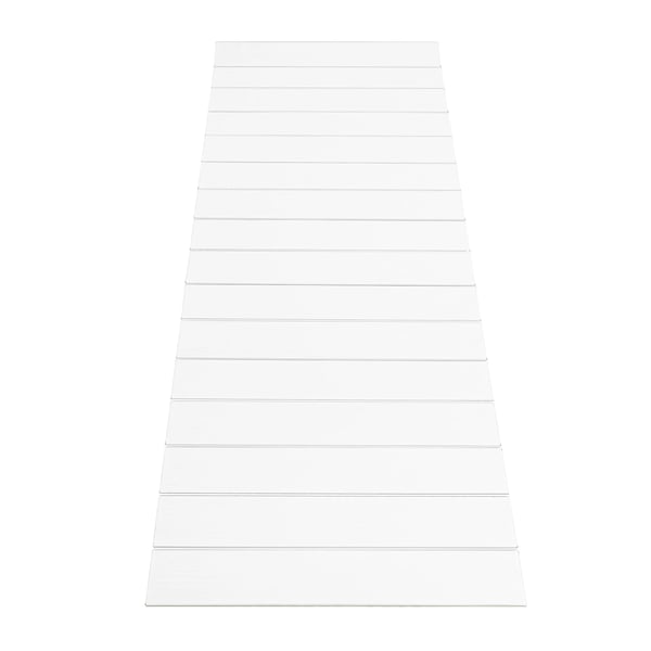 Badekarsdæksel - Foldbart Badekarsbræt - 70×170×0,65 cm - PVC - Hvid