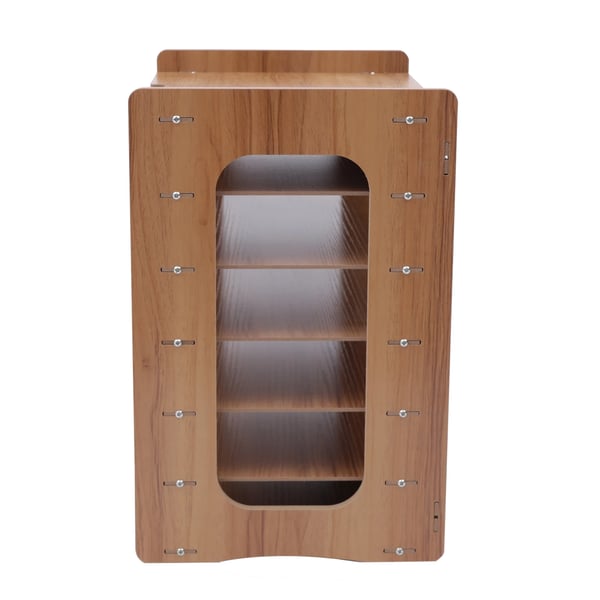 Asiakirjateline - Pöytälokerikko - 7 tasoa - A4-koko - HDF-levy - 36×25×38,5 cm - Toimiston säilytin
