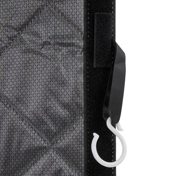 Dørforhæng - Magnetisk Termo-Dørforhæng - Fortykket - Lydisolerende - Vindafvisende - PVC/Plast - 81x203 cm - Grå