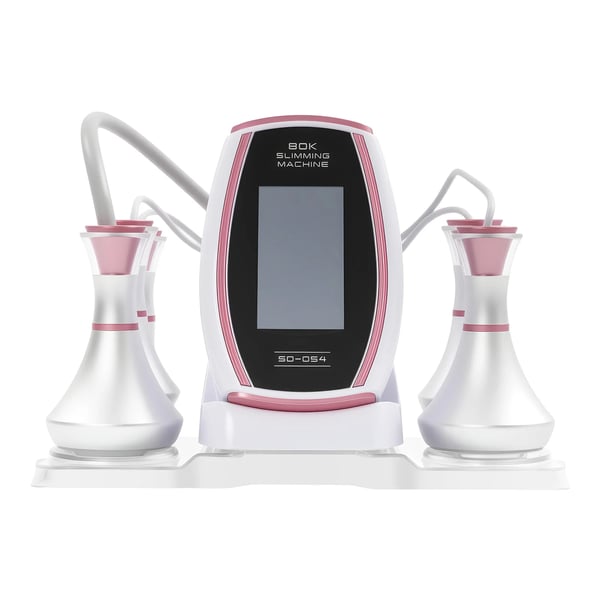 5-in-1 Kavitaatiolaite - Vartalon Muotoilulaite - 80 kHz Ultraääni - 10,92 cm Kosketusnäyttö - 1–10 W Teho - Käsikappale Mukana - Valkoinen