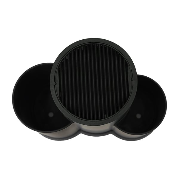 Veitsiteline - Universaali pidike - Irrotettavat urat - Tilaa 4–5 veitselle - Terille 5–8 cm - Halkaisija 11,2 cm - Materiaali PP+TPR - Musta