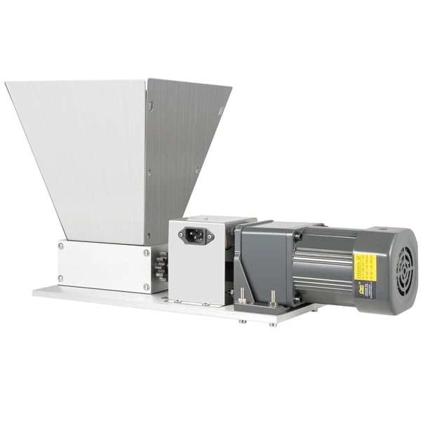 Elektrisk kornkværn - Krydderi- og kaffekværn - 4 L - 20 kg/t - 75 rpm - 60 W kobbermotor - Rustfrit stål/aluminiumslegering - Sølv