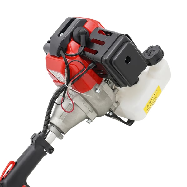 Benzindrevet have-multiværktøj - Plæneklipper/Hækkeklipper - 52 cm³ 2-takt - 1,7 kW - 6500–8500 o/min - Rød