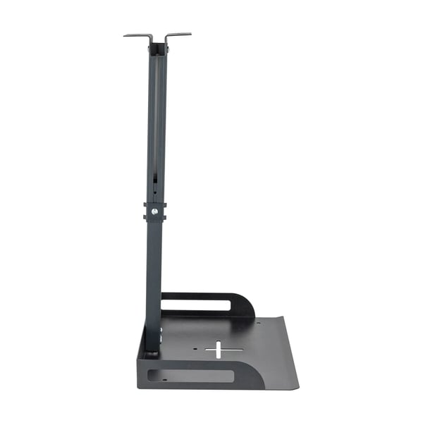 Projektorholder/Projektorbeslag - Loftmontering - Justerbar 34–56 cm - Universal Pasform - Udhulet Bundplade - Med Skinne - Sort