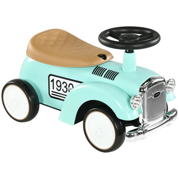 Gåbil för barn - Ride-on-bil - Ålder 12–36 månader - Tuta - Förvaringsfack - Ratt - Fyra hjul - Mått 58 x 27 x 35 cm - Grön