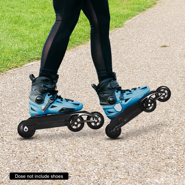 Elektriske skateboardhjul - Hjulsæt - Fjernbetjening - Dobbelte 2x100W motorer - Stigning 5° - Til fladt deck - Til mænd