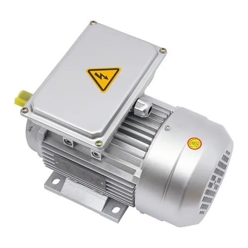 Elmotor - 1-faset AC-motor - 240V 750W - Kobberviklinger - IP55 - Høj virkningsgrad - Aluminiumhus - Til industrimaskiner