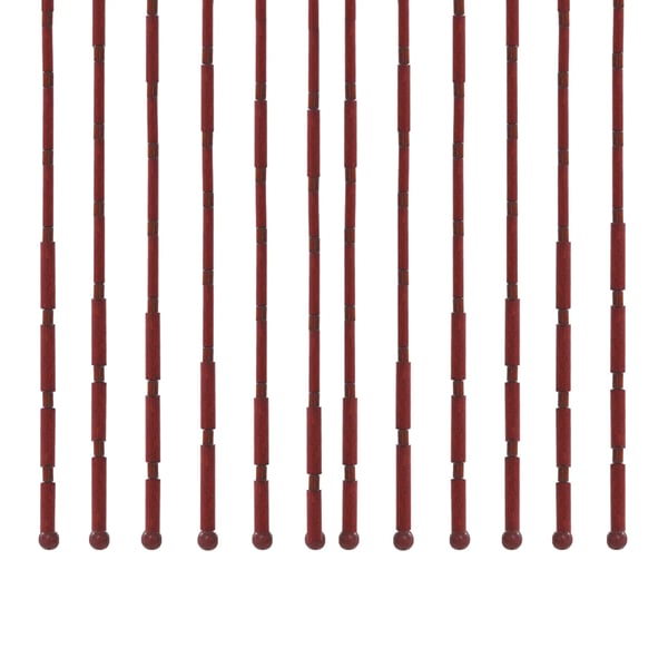 Perlegardin - Dørforhæng - Bambusperler - 90 x 175 cm - 27 strenge - Rumdeler