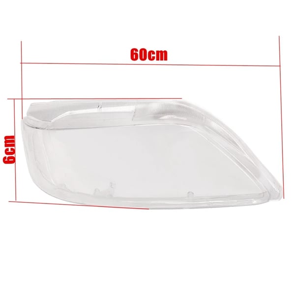 Bil forlygteglas - Linsedæksel - 1 par - ABS-plast - Til forlygter - Passer 6 2003–2008