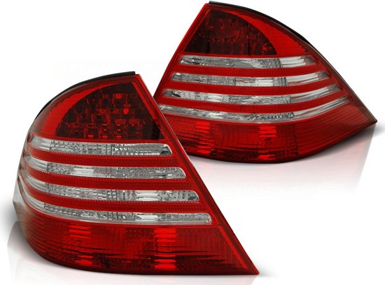Takavalot MERCEDES S-sarja W220 98-05 PUNAINEN KIRKAS