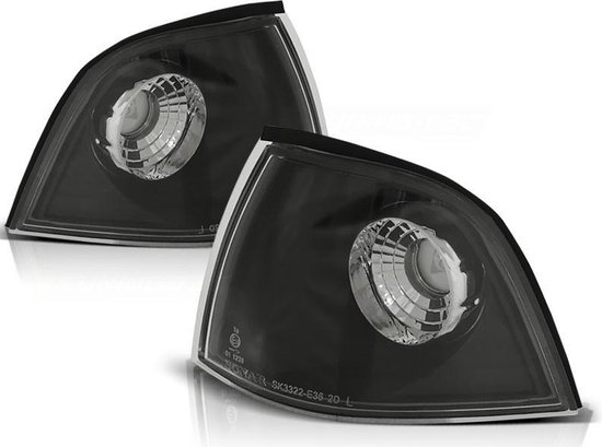 Vilkkuvalot BMW E36 12 90-09 99 COUPE MUSTA