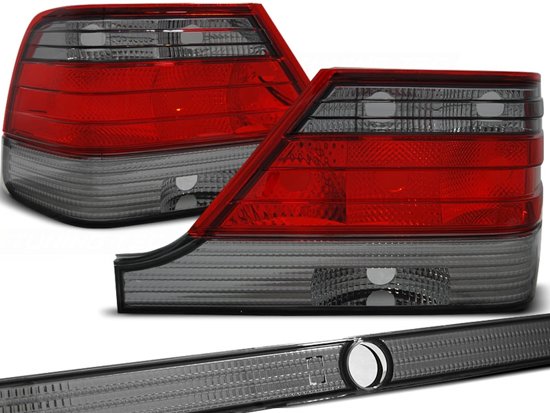 Takavalot MERCEDES W140 95-10 98 PUNAINEN SAVU