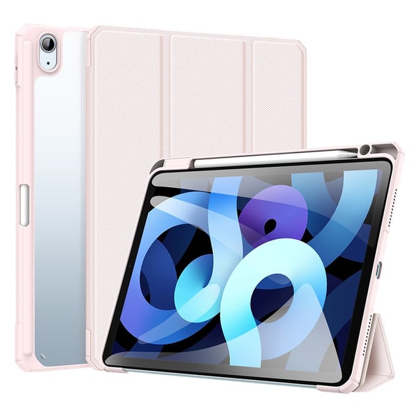 DUX DUCIS iPad Air (2020/2022) TOBY Series Trifold Suojakotelo - Pinkki